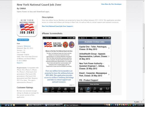 There’s an App for that! National Guard Job Zone is Accessible from Smart Phones